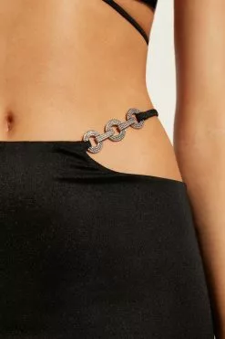 Tezenis Crystal Chain Pareo Mini-Skirt -Outlet Tops Store 1AC1610019 DT1W