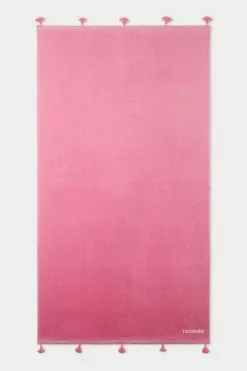 Tezenis Terry Cloth Beach Towel With Tassels