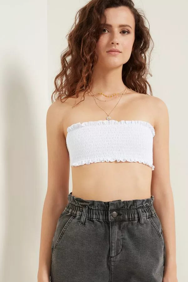 Tezenis Sidney Recycled Lace Bandeau Bra 1 Tezenis Sidney Recycled Lace Bandeau Bra