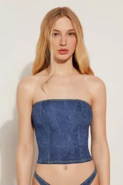 Tezenis Denim Bra Tube Top