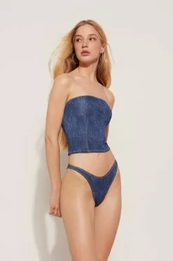 Tezenis Denim Bra Tube Top -Outlet Tops Store 1KFT1598577V M
