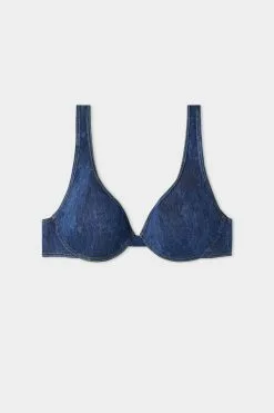 Tezenis Denim Push-Up Bikini Top