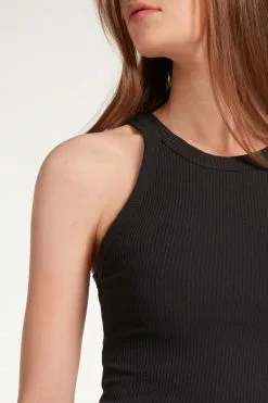Tezenis Ribbed Cotton Racerback Tank Top -Outlet Tops Store 1MC1046019 DT1W