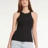 Tezenis Ribbed Cotton Racerback Tank Top