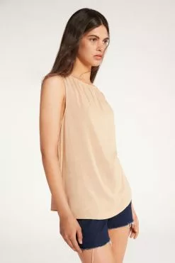 Tezenis Brushed Fabric Tank Top -Outlet Tops Store 1MC1118557V M