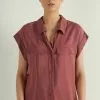 Tezenis Dropped Shoulder Cloth Shirt With Buttons