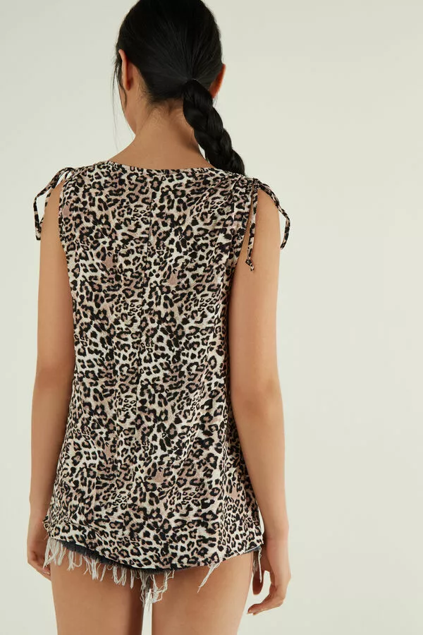 Tezenis Brushed Cloth Tank Top With Straps 2 Tezenis Brushed Cloth Tank Top With Straps - Image 2