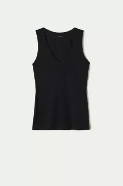 Tezenis Wide-Strap Round-Neck Cotton Camisole 10 Tezenis Wide-Strap Round-Neck Cotton Camisole -Outlet Tops Store 1MC15B019 F