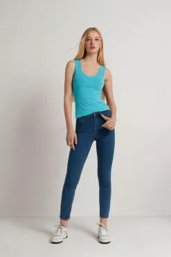 Tezenis Wide-Strap Round-Neck Cotton Camisole 7 Tezenis Wide-Strap Round-Neck Cotton Camisole -Outlet Tops Store 1MC15B619V M