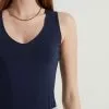 Tezenis Wide-Strap Round-Neck Cotton Camisole