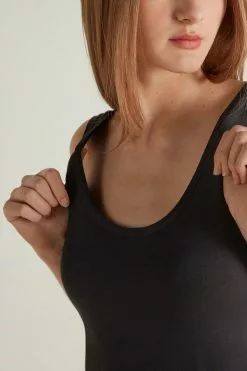 Tezenis Long Recycled Viscose Camisole -Outlet Tops Store 1MC17A019 DT1W
