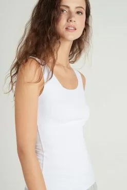 Tezenis Raw-Cut Cotton Camisole -Outlet Tops Store 1MC732001 M