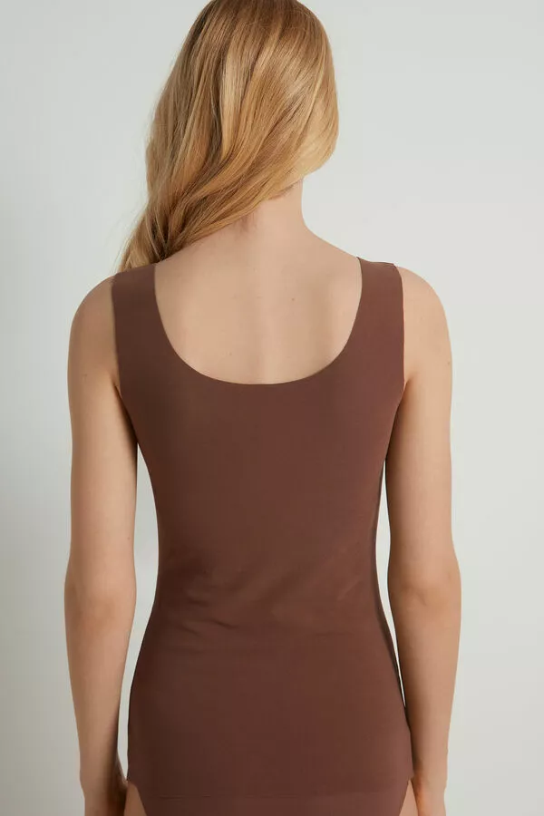 Tezenis Raw-Cut Cotton Camisole 2 Tezenis Raw-Cut Cotton Camisole - Image 2