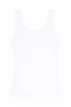Tezenis Raw-Cut Cotton Camisole -Outlet Tops Store 1MC732 001 B