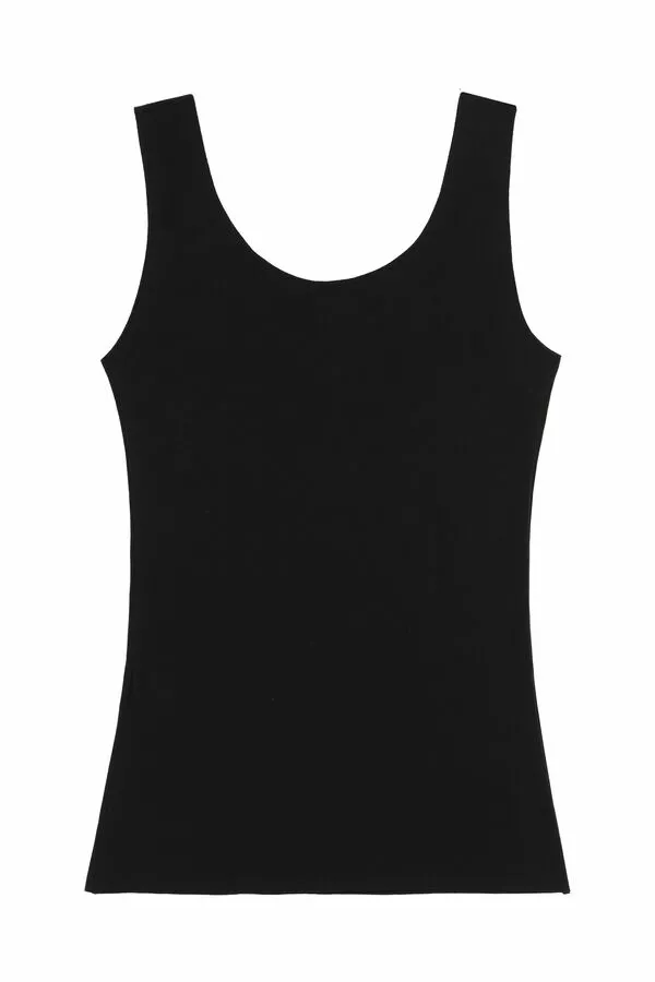 Tezenis Raw-Cut Cotton Camisole 6 Tezenis Raw-Cut Cotton Camisole - Image 6