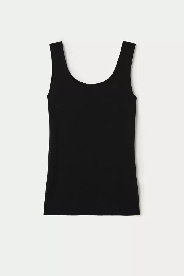 Tezenis Raw-Cut Cotton Camisole 5 Tezenis Raw-Cut Cotton Camisole - Image 5