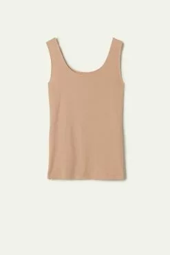 Tezenis Raw-Cut Cotton Camisole 10 Tezenis Raw-Cut Cotton Camisole -Outlet Tops Store 1MC732 1905 F
