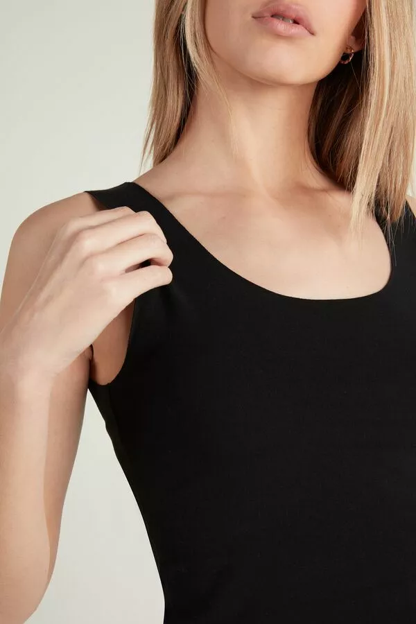 Tezenis Raw-Cut Cotton Camisole 4 Tezenis Raw-Cut Cotton Camisole - Image 4
