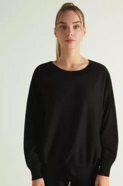 Tezenis Short Sleeve Batwing Top With Drawstring