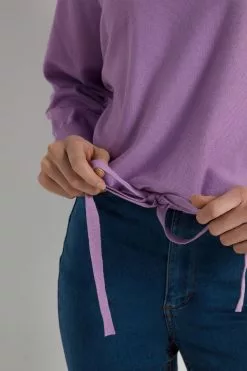 Tezenis Short Sleeve Batwing Top With Drawstring -Outlet Tops Store 1ML1202316V DT1W