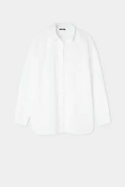 Tezenis Long-Sleeved Cotton Canvas Shirt -Outlet Tops Store 1ML1291001 F