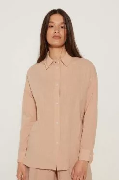 Tezenis Long-Sleeved Cotton Canvas Shirt