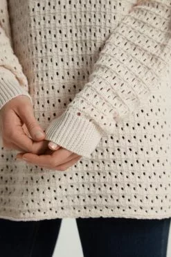 Tezenis Perforated Fully-Fashioned Long Cotton Top 8 Tezenis Perforated Fully-Fashioned Long Cotton Top -Outlet Tops Store 1ML1352315V DT1W