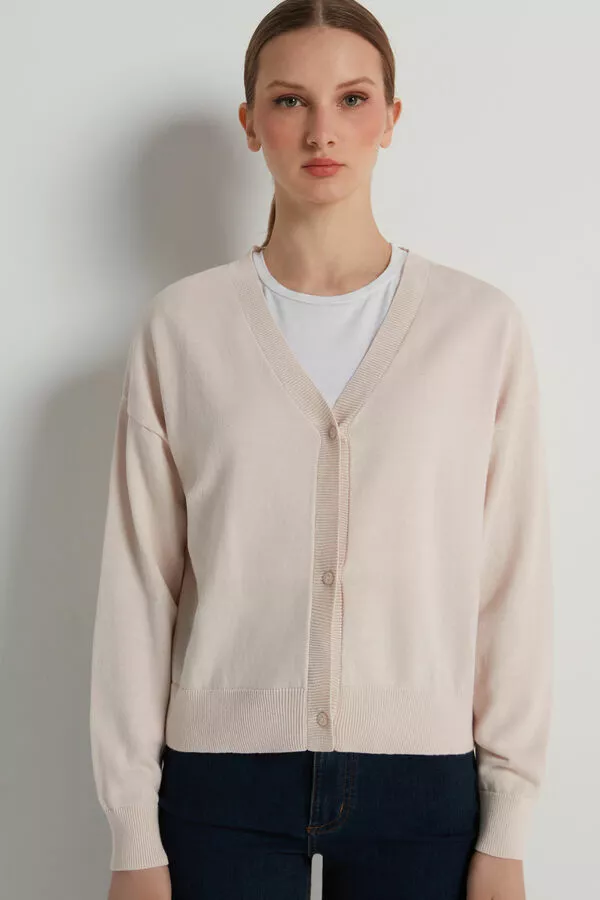 Tezenis Long-Sleeve Button-Down Cardigan 1 Tezenis Long-Sleeve Button-Down Cardigan