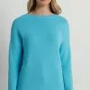 Tezenis Long Boat-Neck Sweater In Fully-Fashioned Cotton