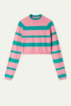 Tezenis Long-Sleeve Mock Turtleneck Crop Top 9 Tezenis Long-Sleeve Mock Turtleneck Crop Top -Outlet Tops Store 1ML1358318V F