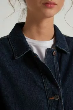 Tezenis Buttoned Denim Jacket -Outlet Tops Store 1ML1577321V DT1W