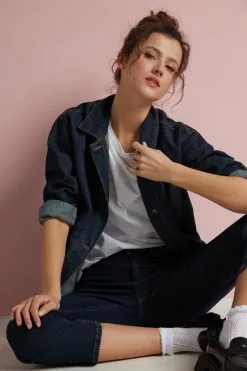 Tezenis Buttoned Denim Jacket -Outlet Tops Store 1ML1577321V M