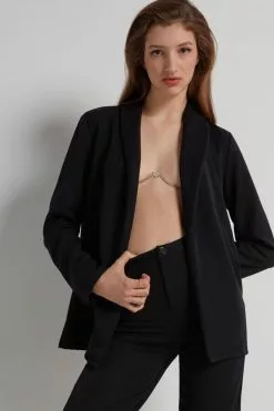 Tezenis Solid Color Open Front Blazer/Jacket -Outlet Tops Store 1ML1589019 M