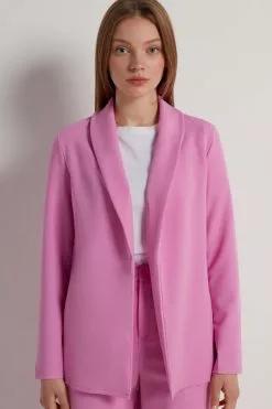 Tezenis Solid Color Open Front Blazer/Jacket