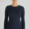 Tezenis Long-Sleeve Crew-Neck Stretch-Cotton Top