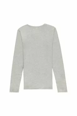 Tezenis Long-Sleeve Crew-Neck Stretch-Cotton Top -Outlet Tops Store 1ML15C 031 B