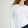 Tezenis Long-Sleeve Crew-Neck Stretch-Cotton Top