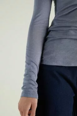 Tezenis Viscose And Merino Wool Turtleneck Top -Outlet Tops Store 1ML16B911U DT1W