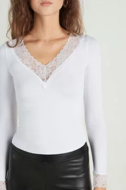 Tezenis V-Neck Viscose Shirt