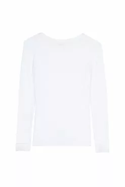 Tezenis V-Neck Viscose Shirt -Outlet Tops Store 1ML17D 001 B