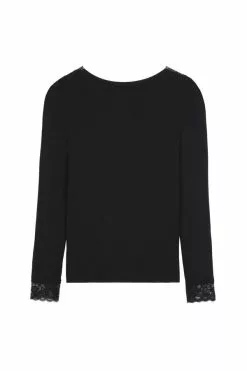 Tezenis V-Neck Viscose Shirt -Outlet Tops Store 1ML17D 019 B