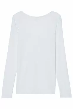 Tezenis Long-Sleeve Scoop-Neck Viscose Top 11 Tezenis Long-Sleeve Scoop-Neck Viscose Top -Outlet Tops Store 1ML537D 001 B