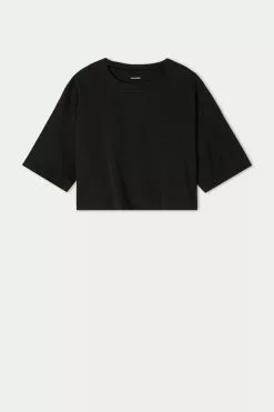 Tezenis Short Half-Sleeve Drop-Shoulder Cotton T-Shirt 9 Tezenis Short Half-Sleeve Drop-Shoulder Cotton T-Shirt -Outlet Tops Store 1MM1022019 F