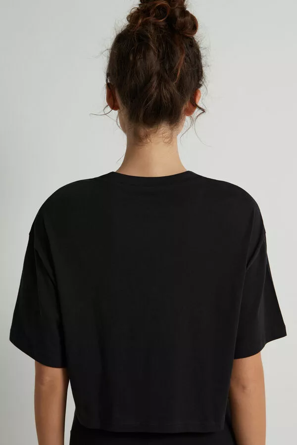 Tezenis Short Half-Sleeve Drop-Shoulder Cotton T-Shirt 2 Tezenis Short Half-Sleeve Drop-Shoulder Cotton T-Shirt - Image 2