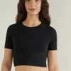 Tezenis Cotton Cropped Crew-Neck T-Shirt