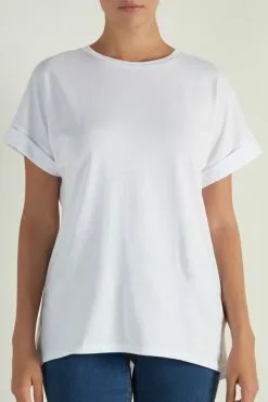 Tezenis Turned-Up Kimono Sleeve Cotton T-Shirt