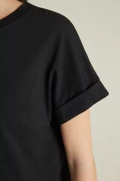 Tezenis Turned-Up Kimono Sleeve Cotton T-Shirt -Outlet Tops Store 1MM1193019 DT1W