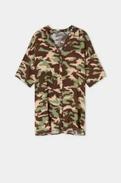 Tezenis Half-sleeve Cloth Shirt -Outlet Tops Store 1MM1270588V F