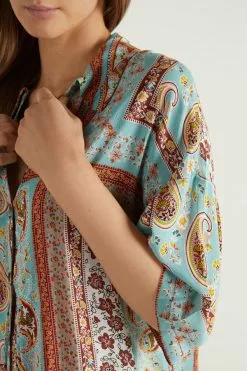 Tezenis Half-sleeve Cloth Shirt -Outlet Tops Store 1MM1270842U DT1W