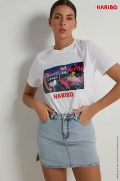 Tezenis Haribo Text T-Shirt -Outlet Tops Store 1MM1575B350V M